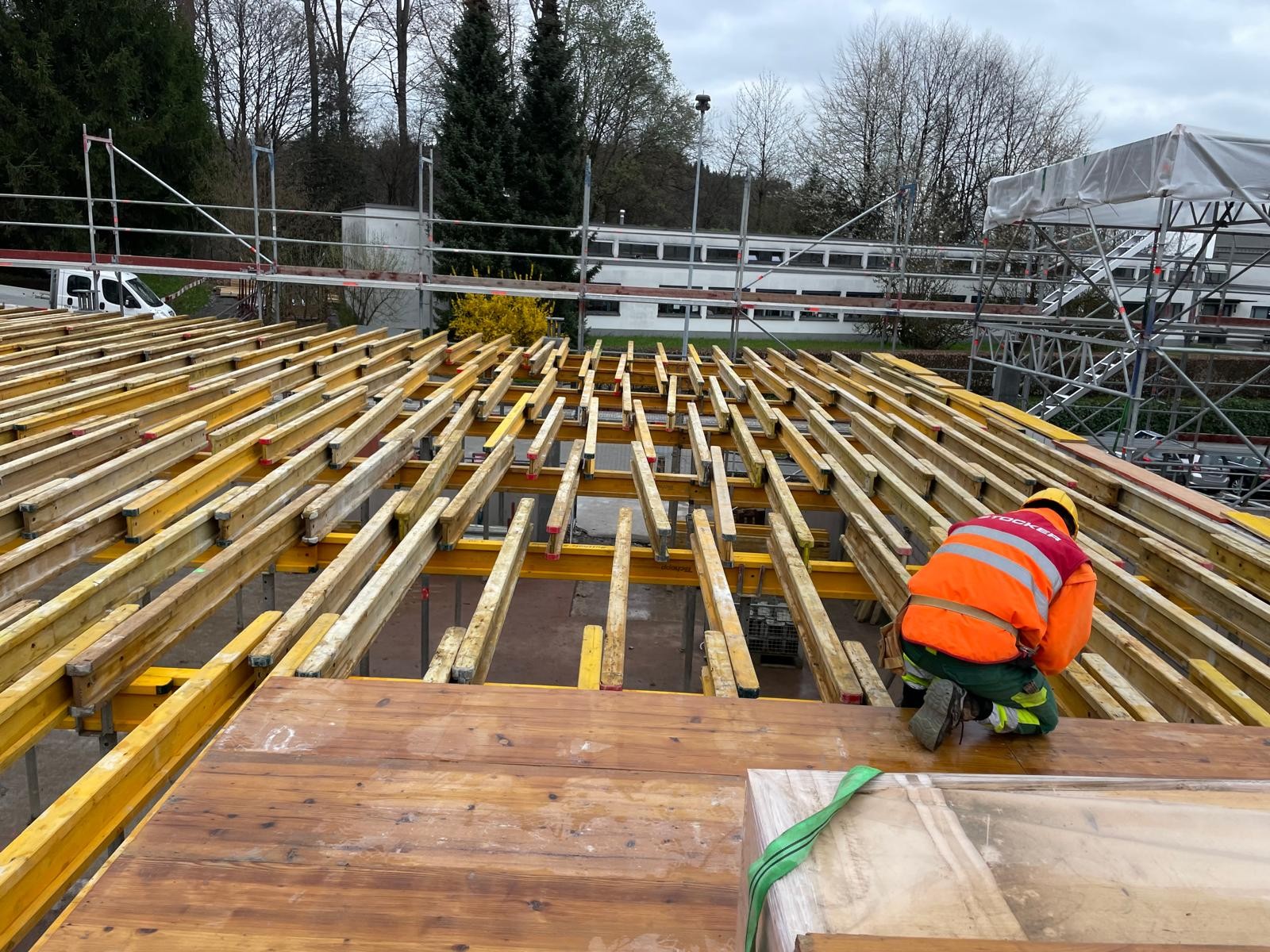 Einblick in die Baustelle von Matteo GmbH